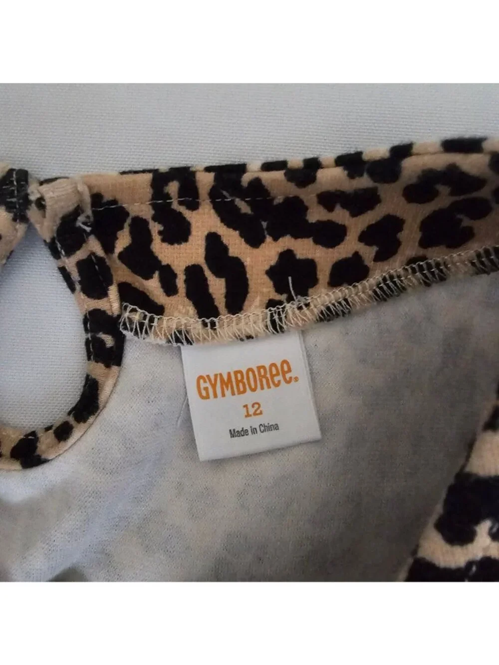 Gymboree Girls Leopard Print Cap Sleeve Fit & Flare Skater Dress Size 12